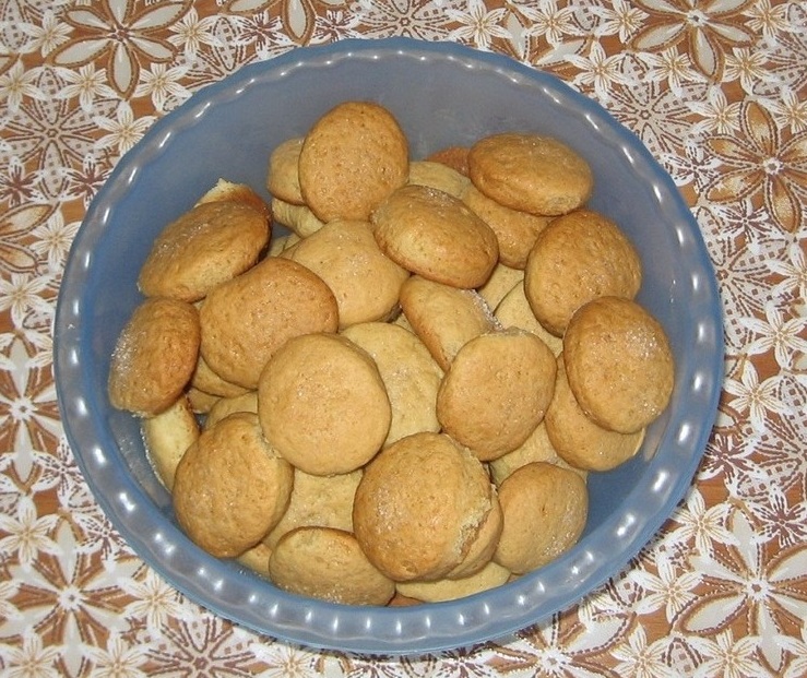 Вкусное печенье на огуречном рассоле