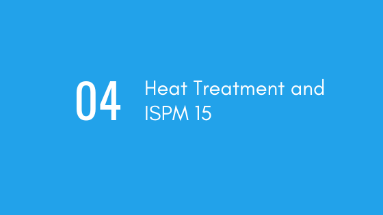 Heat treated wooden pallets and ISPM 15