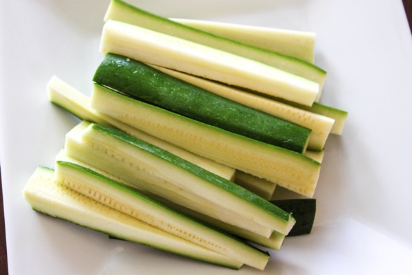 sliced zucchini