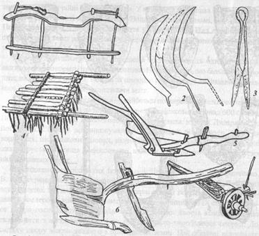 Охарактеризуйте орудия труда крестьян