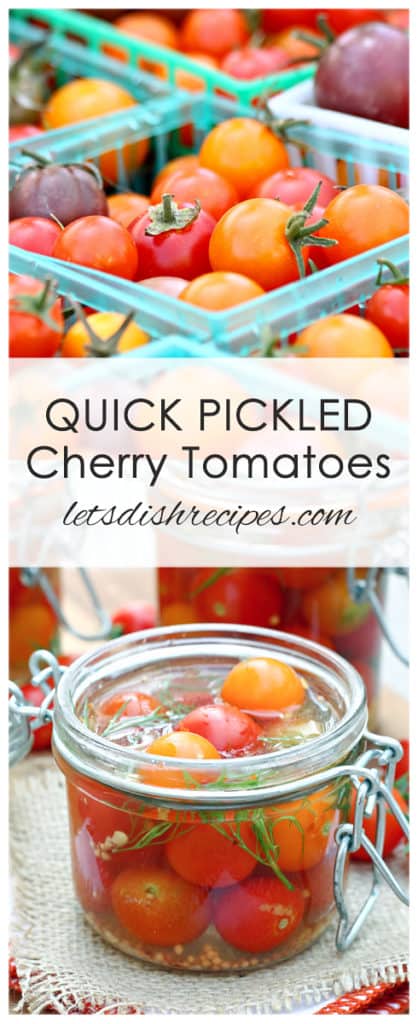 Quick Pickled Cherry Tomatoes