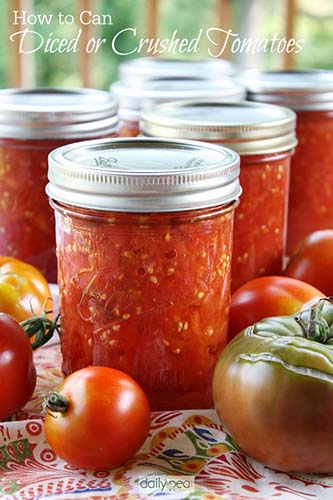 Tomatoes are the best for canning recipes