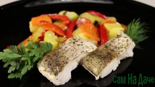 рыба в духовке в фольге с овощами
