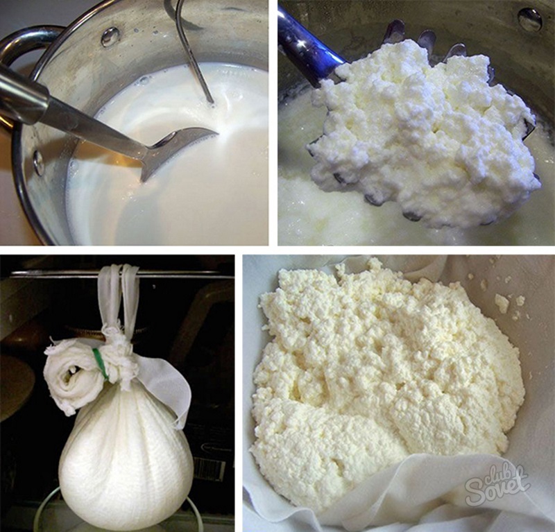 Как приготовить творог из домашнего коровьего молока