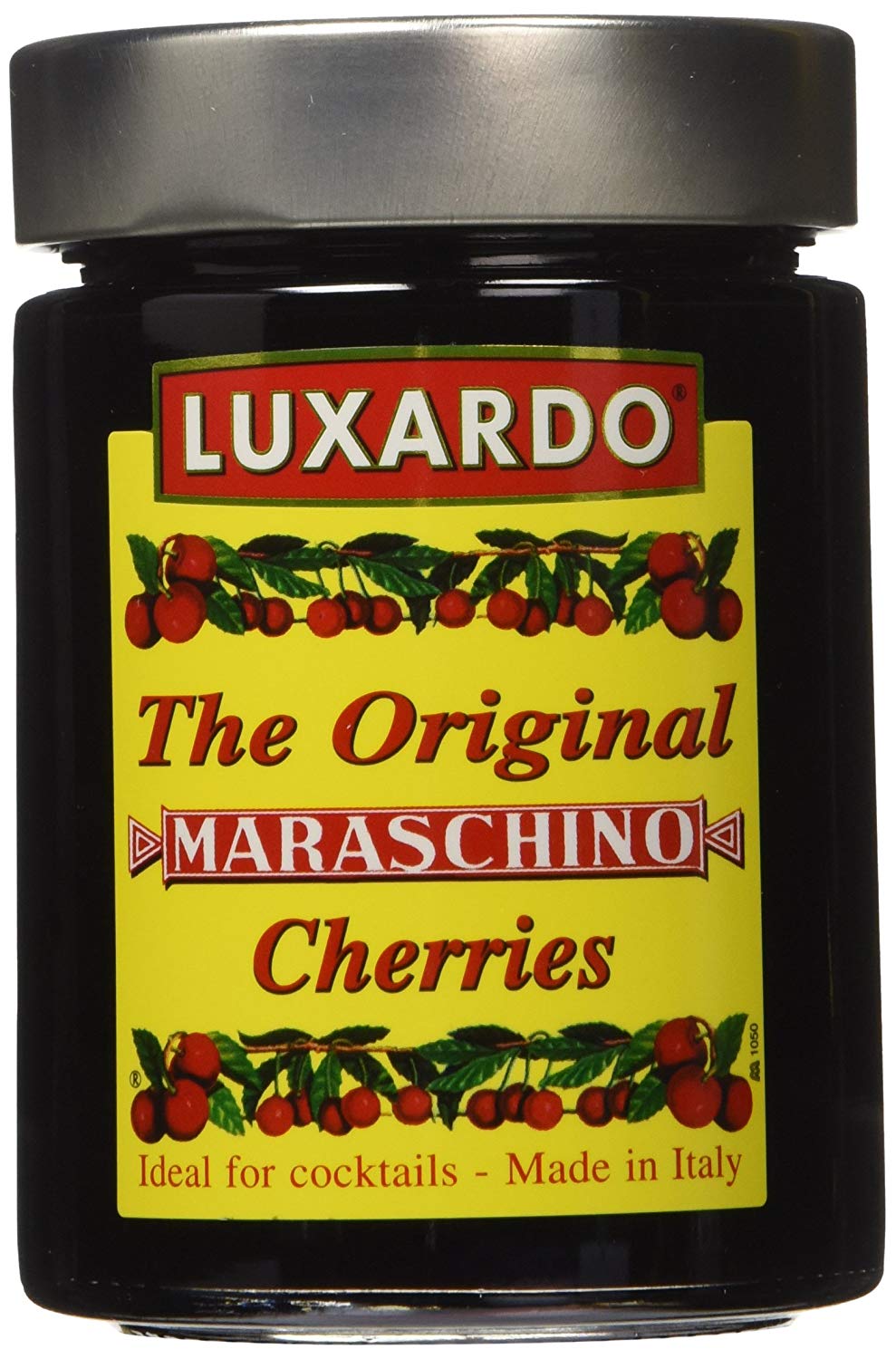 Jar of store-bought Luxardo cherries