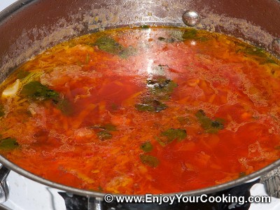Borscht (Beetroot Soup) Recipe: Step 13