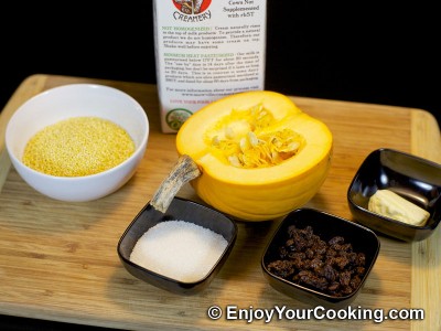 Pumpkin and Millet Porridge Recipe: Step 1