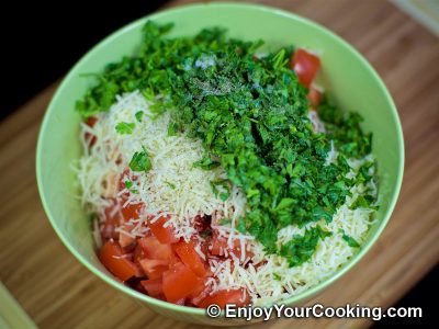 Chicken, Tomato and Mushroom Salad: Step 11
