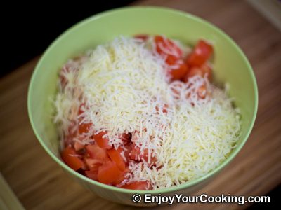 Chicken, Tomato and Mushroom Salad: Step 9