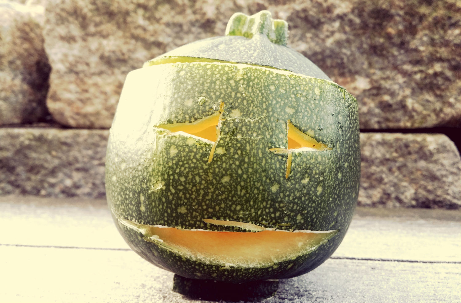 alternative to pumpkin zucchini jackolantern