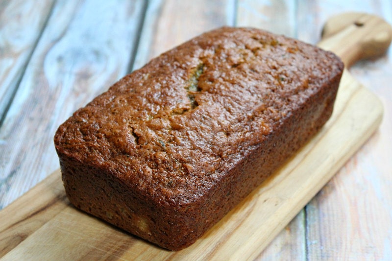 Loaf of Pineapple Zucchini Bread