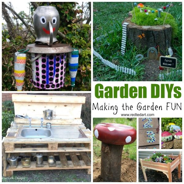DIY Garden Crafts FOR Kids - let