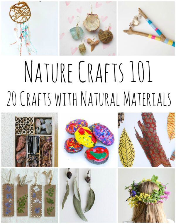 20 Nature Craft Ideas - this is your GUIDE to crafting with Nature, make this your first port of call when hunting out Nature Crafts 101