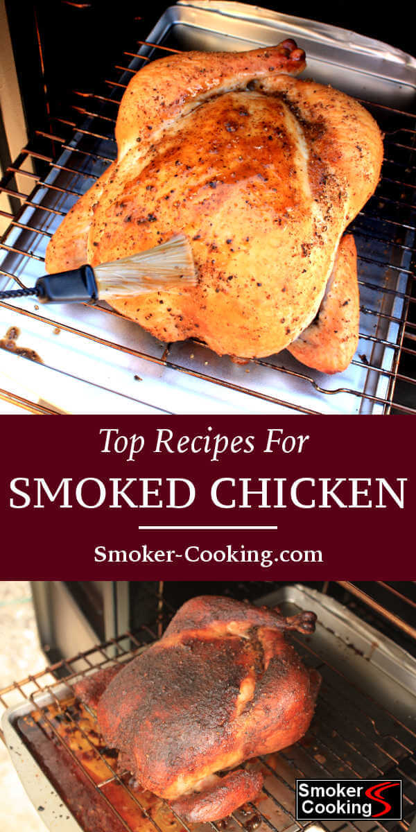 This collection of smoked chicken recipes includes ideas for smoking chicken breasts, thighs, legs and whole chickens. Try the bacon wrapped thighs!